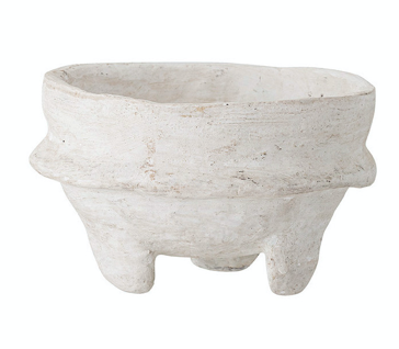 Paper Mache Footed Bowls
