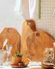 Teak Root Round Circular Cutting Board