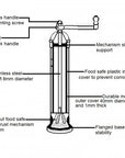 8" Brass SALT Mill by Atlas