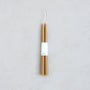Dipped Taper Candles 12" in Miel, Set of 2