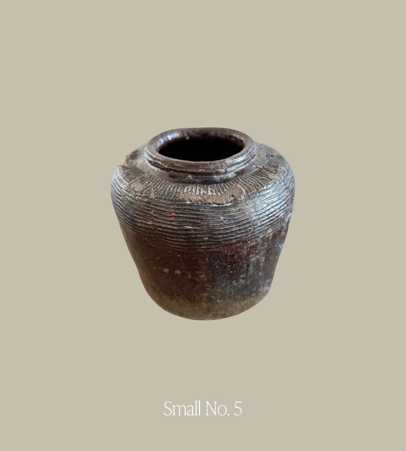 Vintage Mijiu Rice Wine Jar, Small