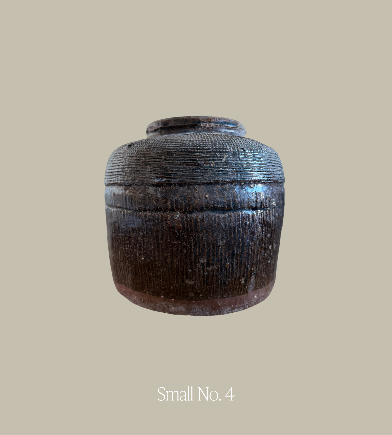 Vintage Mijiu Rice Wine Jar, Small