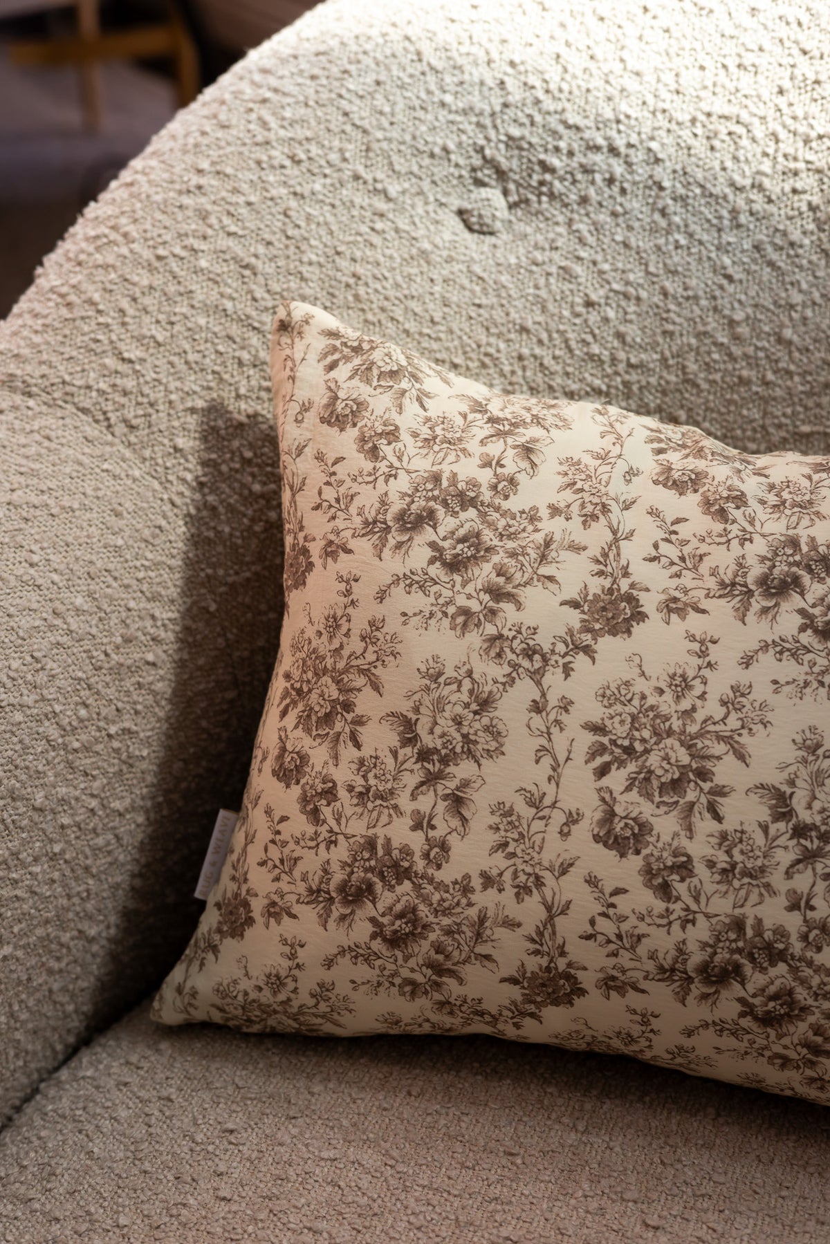 Hawthorne Floral Lumbar Pillow Cover, 14x20