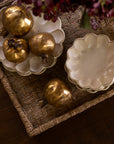 Pomegranate Resin Decor, Set of 2