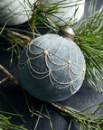 Velvet Ornament, Dusty Blue in Petite