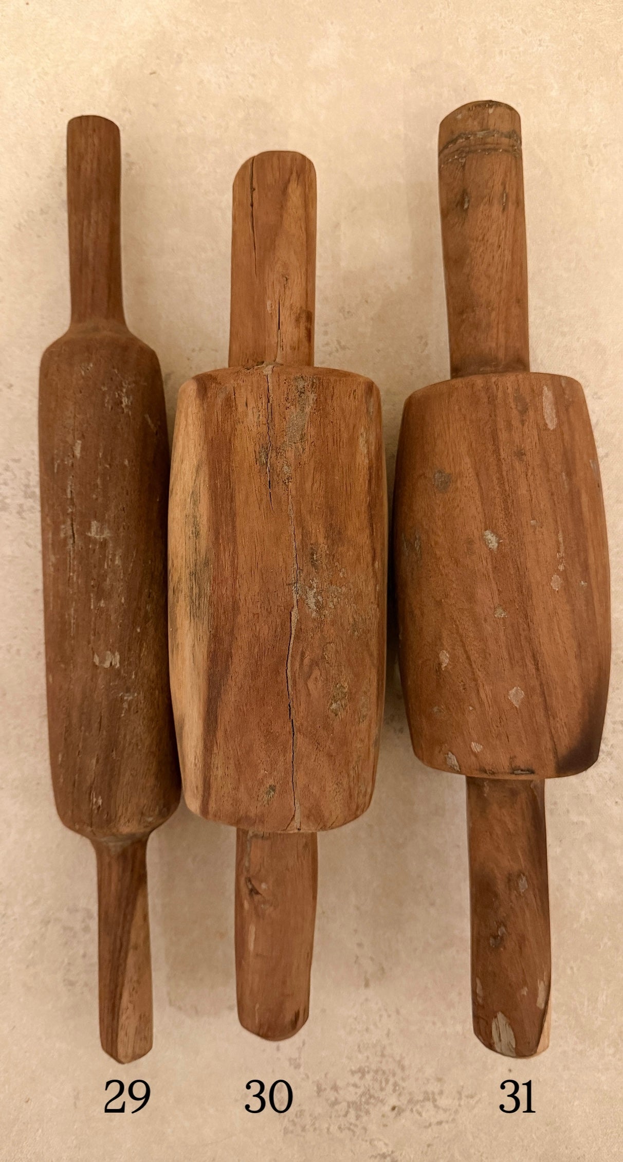 Vintage Found Chapati Roller, Medium