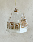 Cottage Glass House Ornament