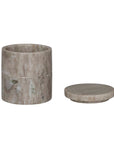 Beige Marble Stackable Pots