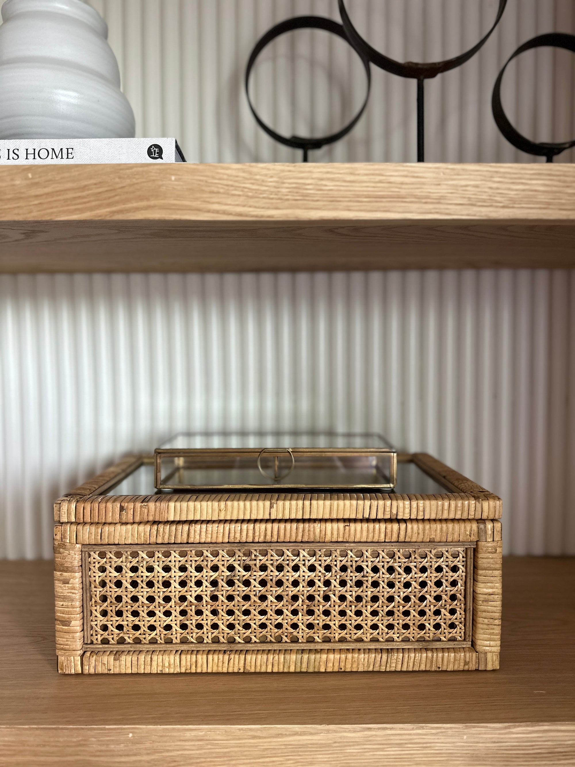 Cane Display Boxes, Set of 2