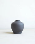 Ceramic Blossom Vase, Smoke