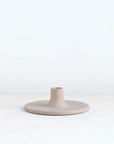 Ceramic Taper Holder, Sand Color