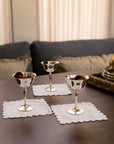 White Lace Coaster