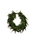 36" Faux Cedar & Pinecone Wreath