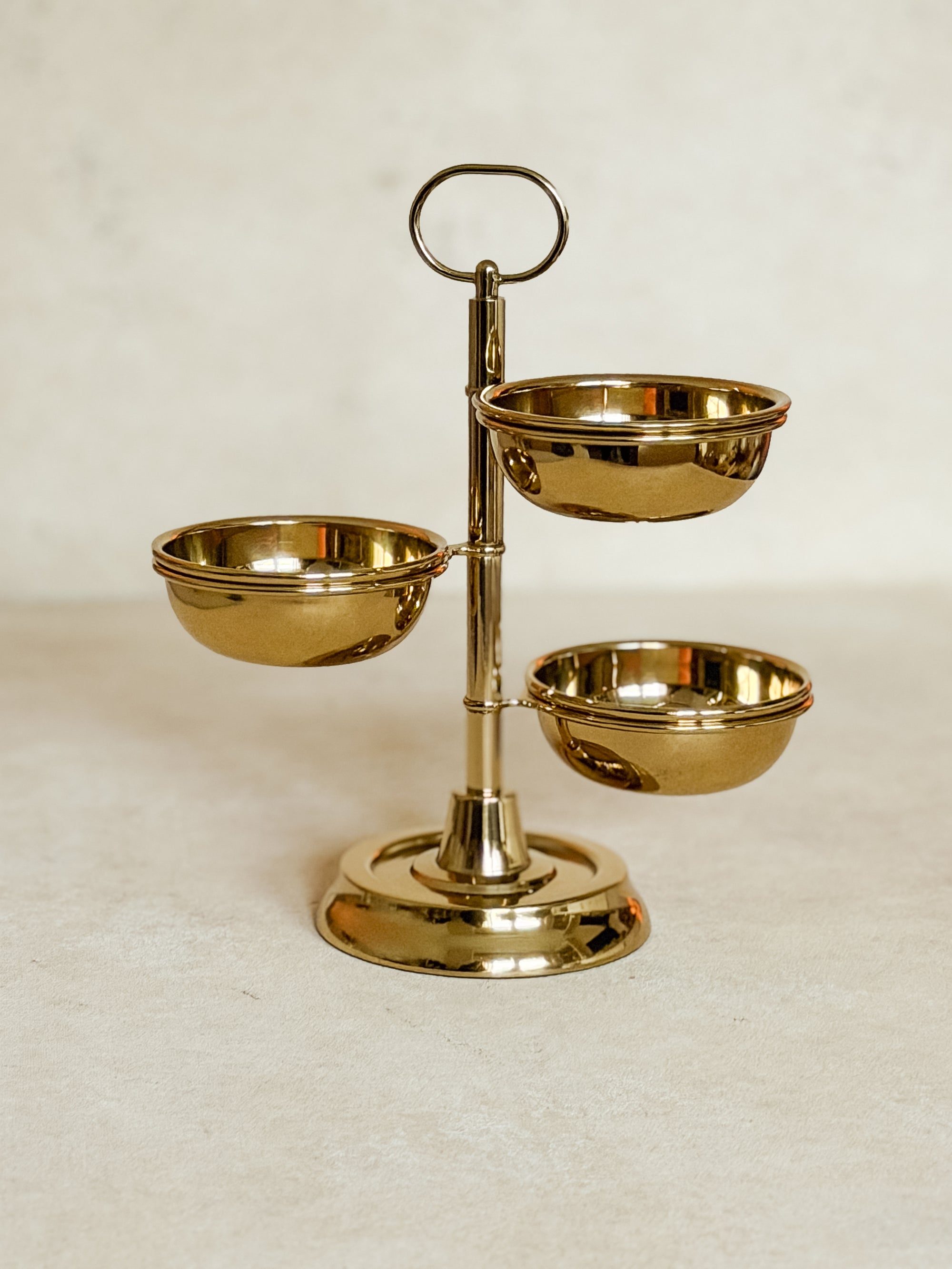 Seraphine 3-Tier Bowl Set in Gold