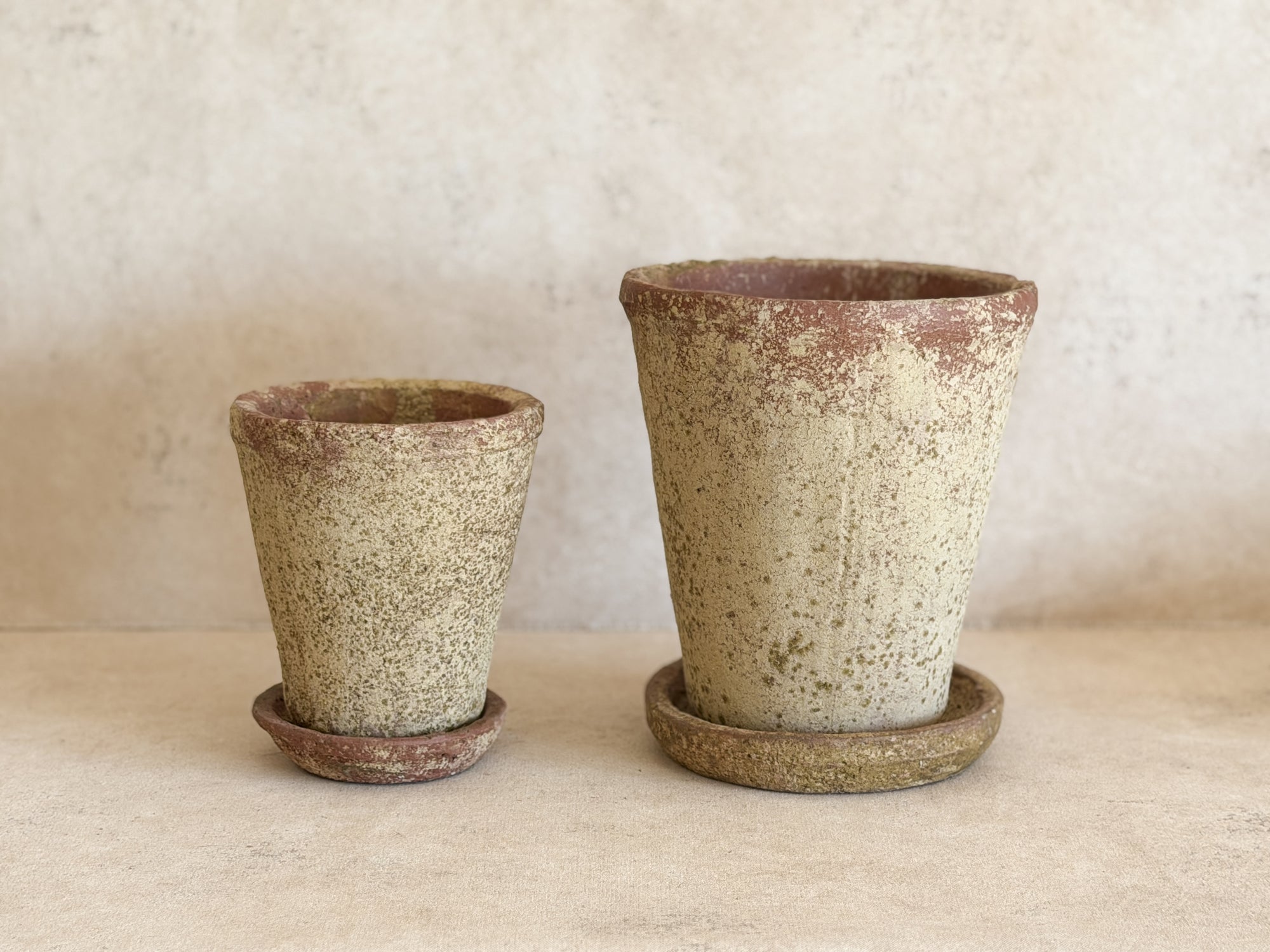 aged terracotta plant pots Aged Terracotta Planters – Cottage Home