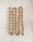 Antique Gold Glass Bead Garland