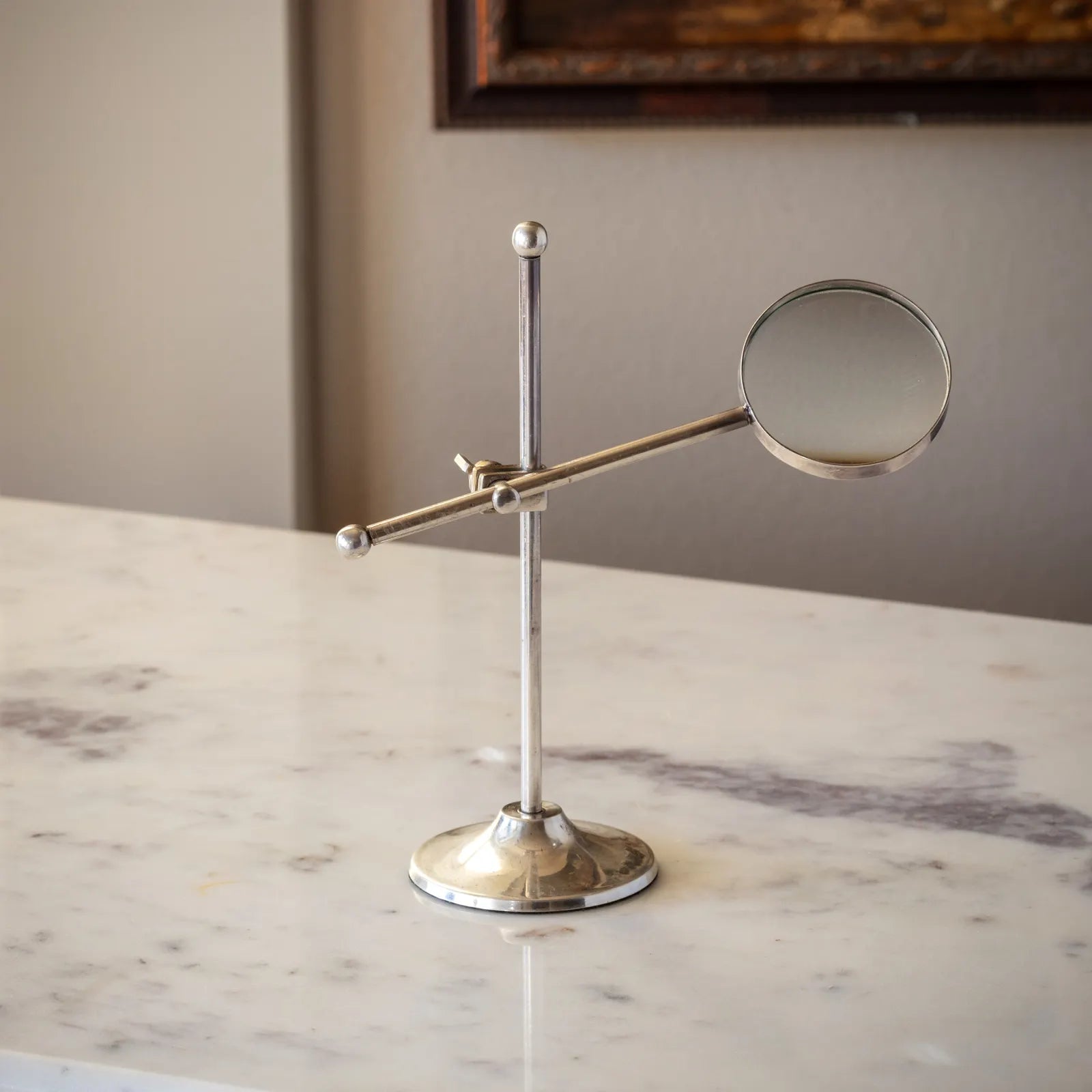 Antique Silver Magnifying Glass