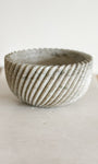 Beige Marble Spiral Bowl