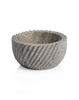 Beige Marble Spiral Bowl