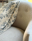 Blue Toile Kantha Throw