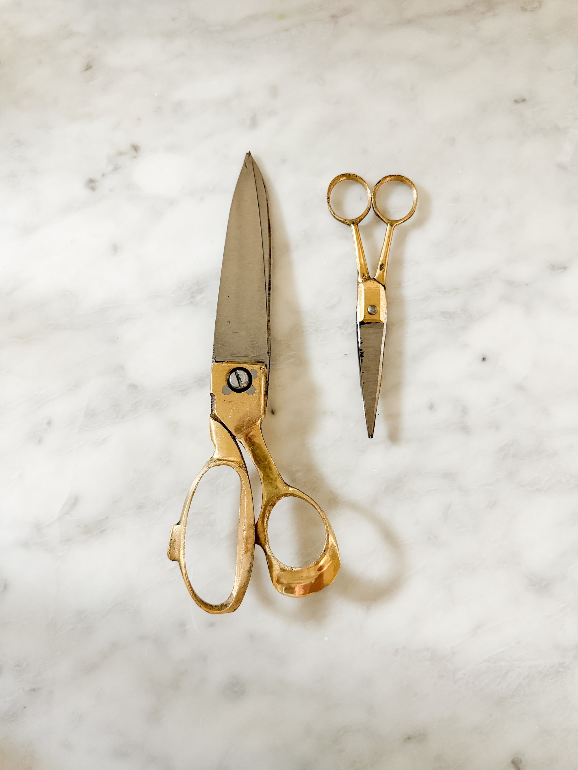 Brass & Stainless Steel Scissors – Cottage Home