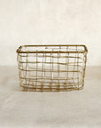 Brass Wire Baskets, Rectangle
