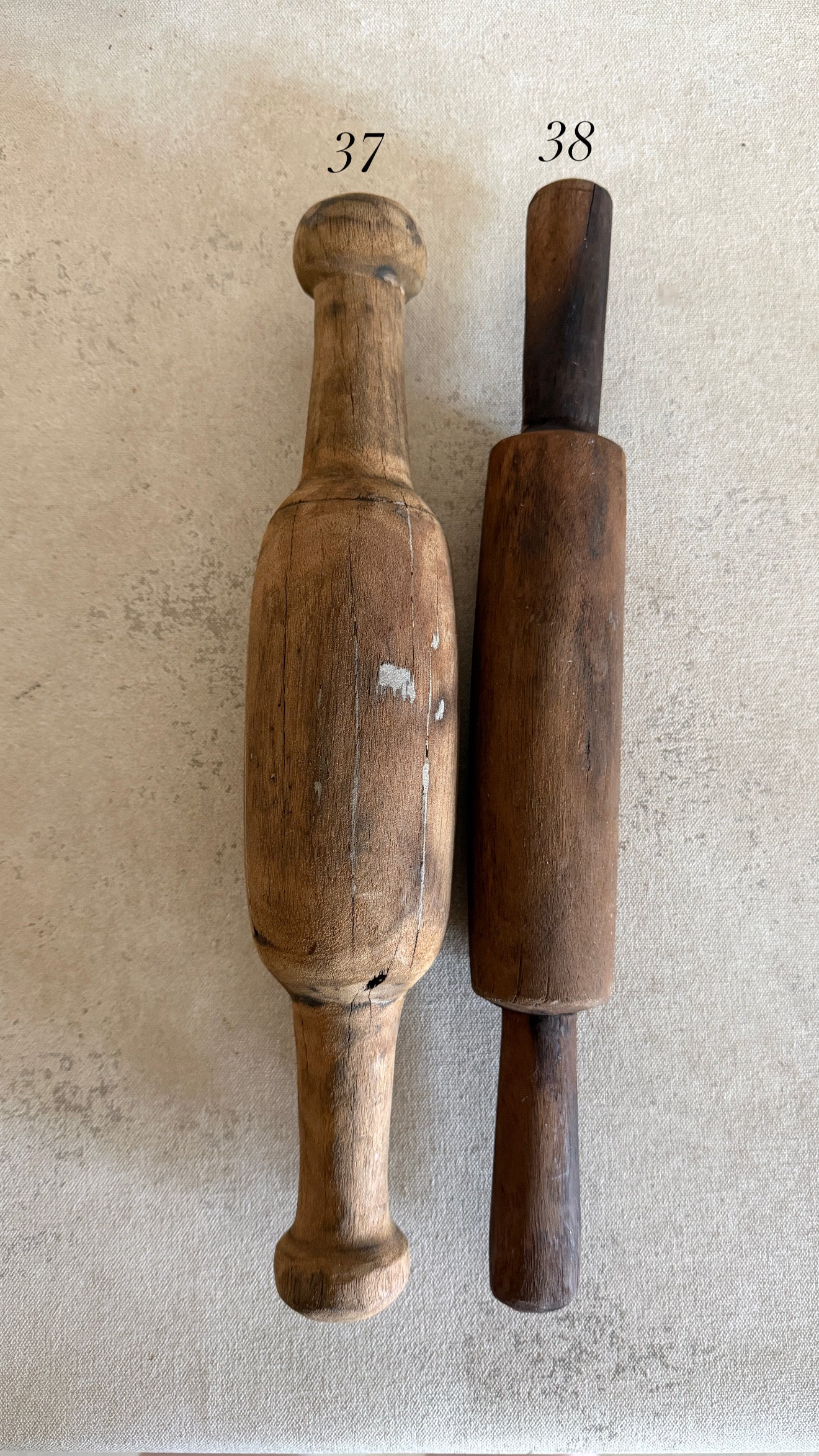 Vintage Found Chapati Roller, Medium