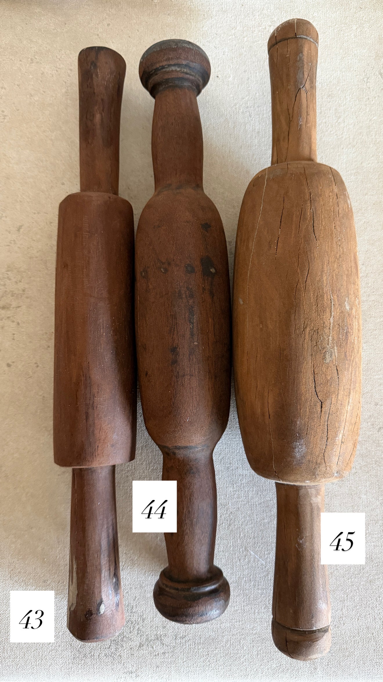 Vintage Found Chapati Roller, Large