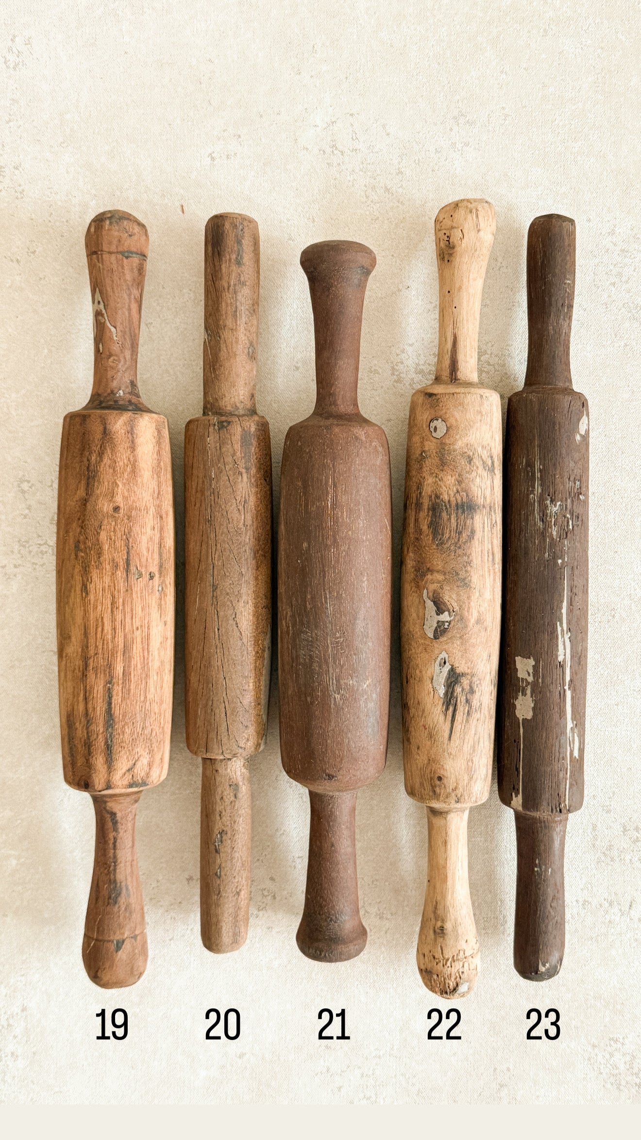 Vintage Found Chapati Roller, Large