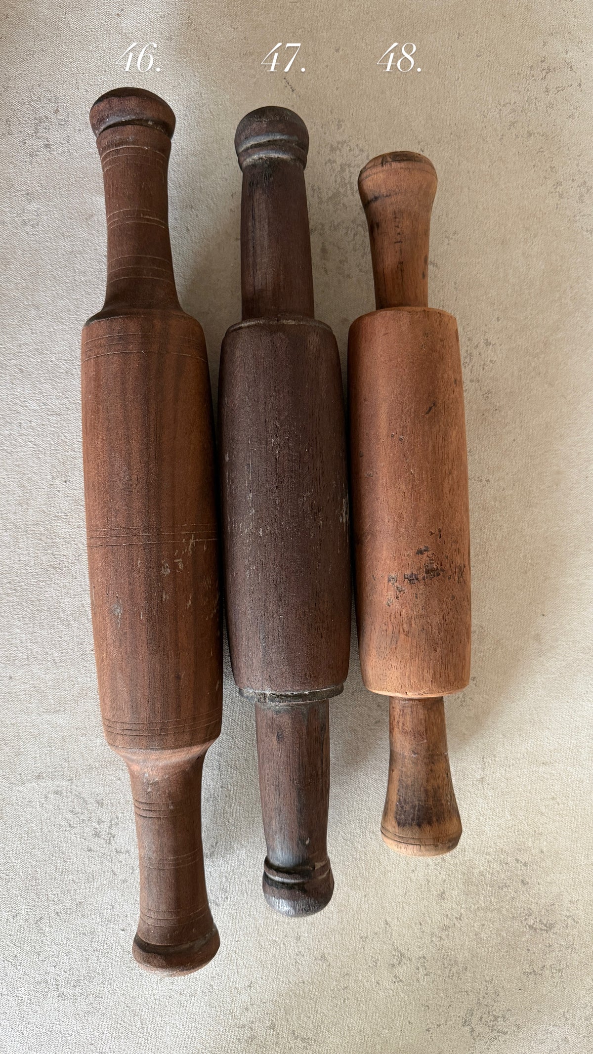Vintage Found Chapati Roller, Large