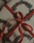 Christmas Wreath Wrapping Paper