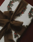 Christmas Wreath Wrapping Paper