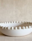 Cream Beaded Decor Bowl