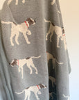 Dog Cotton Knit Blanket