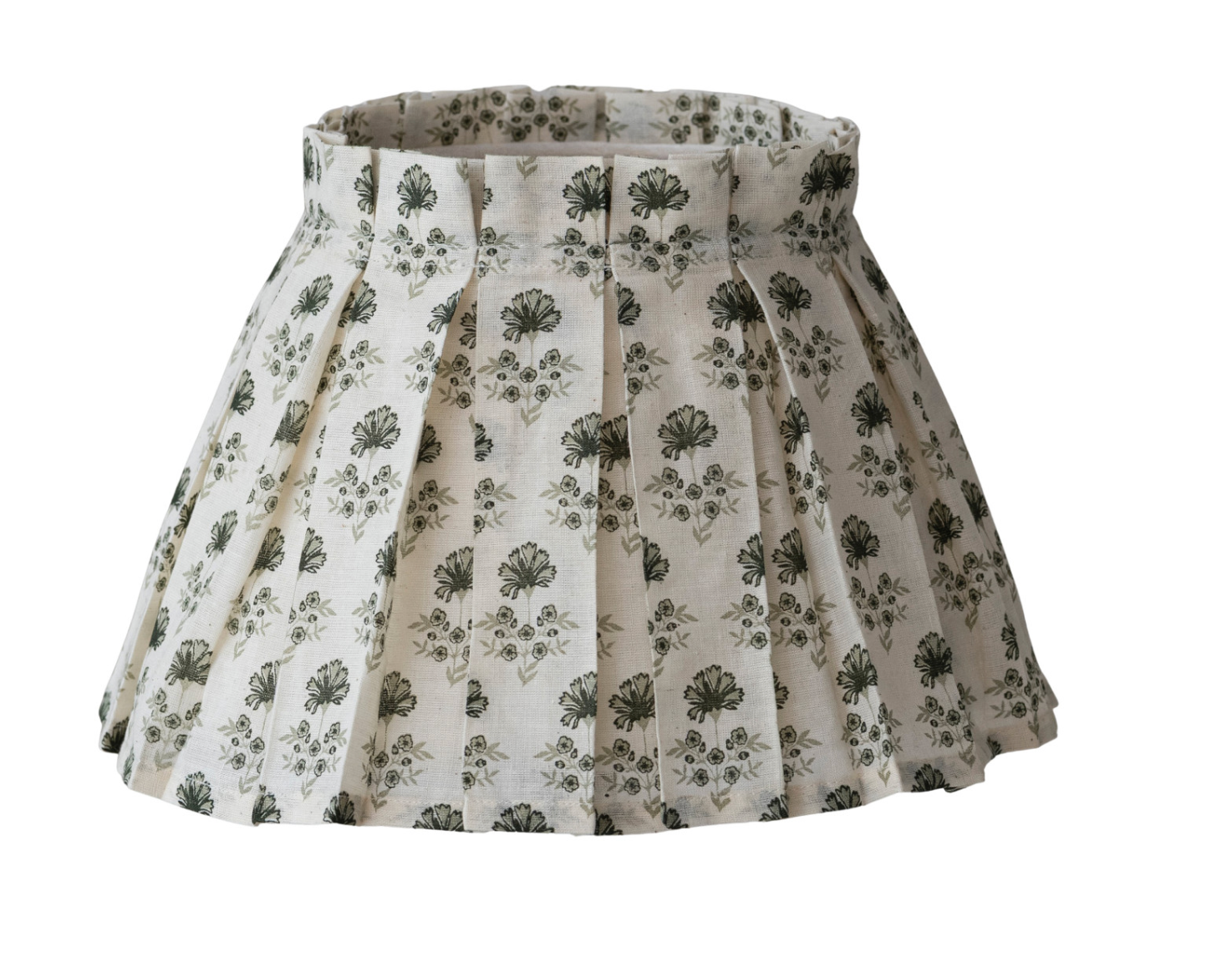 The Eliza Box Pleated Floral Shade