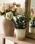 Faux Olive Plant, 16" and UV Protected
