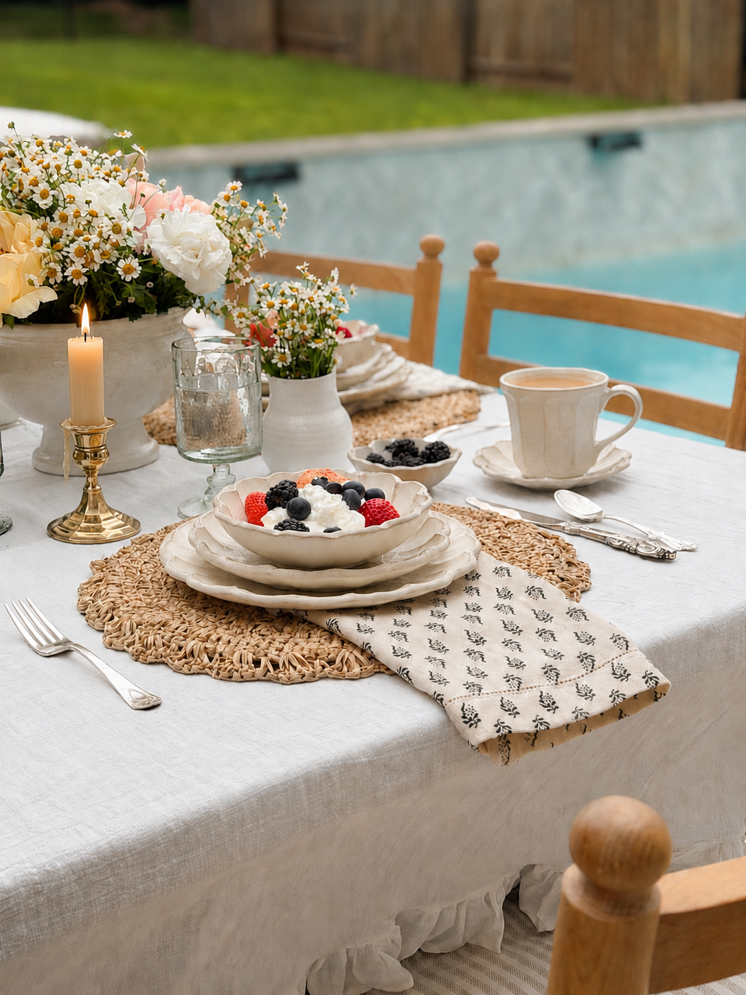 Fleur Petal Plates &amp; Mug