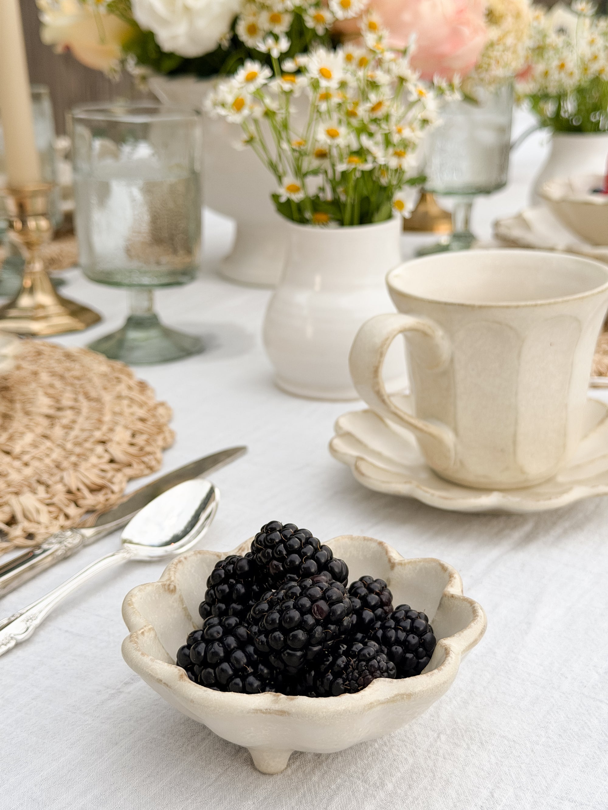 Fleur Petal Plates &amp; Mug