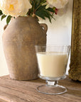 Geneva Glass Hurricane Candle
