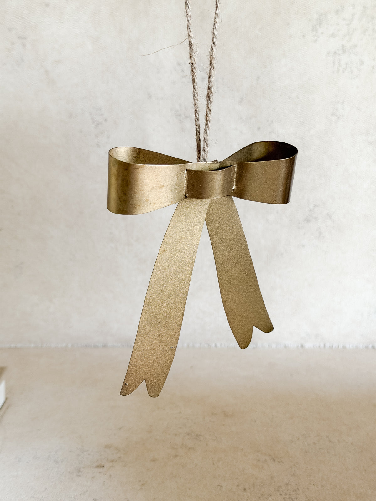 Gold Bow Ornament