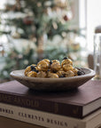Mini Mercury Gold Glass Ornaments, Set of 36