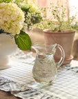 Hand-Etched Blown Petite Pitcher