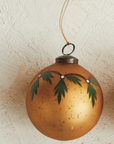 Hand-Painted 4" Glass Ornament