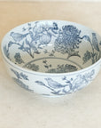 Hand Stamped Floral Bowl