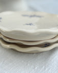 Hand-Painted Floral Dessert Plate