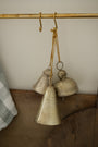 Hanging Pewter Metal Bells, Set of 3