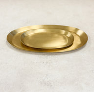 Heirloom Oval Brass Trays