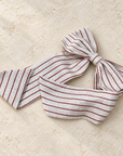 Heritage Red Pinstripe Bows