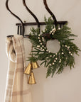 MINI Wreath 14" | Norfolk & Cypress MIX with White Berries