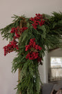 Holiday Red Berries Faux Stem